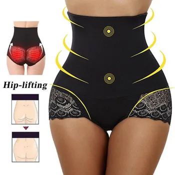 

XS-3XL Plus Size Sexy Women's Shaper Underwear Booty Lifter Ladies' Cotton Slim Control Body Shaper Waist Trainer Briefs Tummy