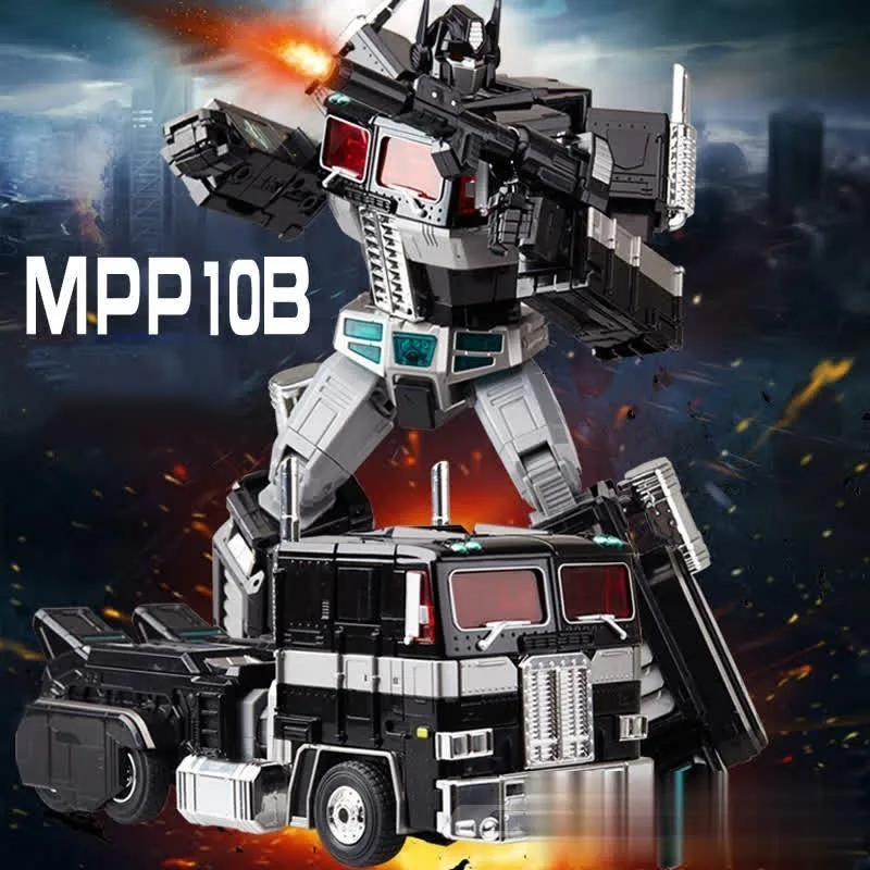 Wei jiang MPP10B MPP-10B MP10B сплав трансформации OP G1 рисунок трейлер грузовик контейнер черный командор литья под давлением негабаритных игрушек
