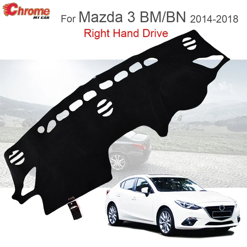 Для Mazda 3 M3 Axela 2014 2015 2016 2017 2018 RHD Dash коврик крышка приборной панели Dashmat анти грязный