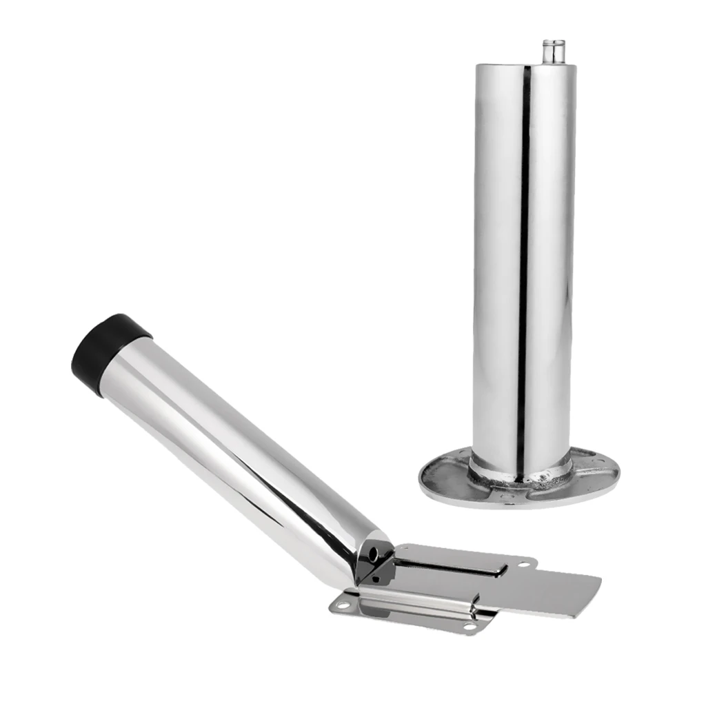 Durable Stainless Steel Boat Fishing Rod Holder Removable Slide Mount Excellent