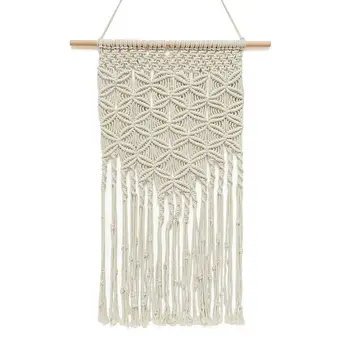 

Macrame Woven Wall Hanging Tapestry-Room Hangers Decor-Home Art -Kitchen/Nursery/Bedroom/Farmhouse/Party/Birthday/Dorm Decoratio