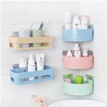 

Bathroom Kitchen Storage Shelf Kitchen Wall Hang Drain Bathroom Organizer Rectangle Semicircle Bathroom Organize