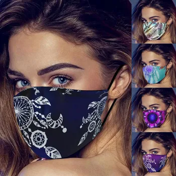 

5PC Adult Breathing Face Mask Reusable salvaorejas mascarillas Adjustable Washable Breathable Fashion Mouth Masks cubre bocas