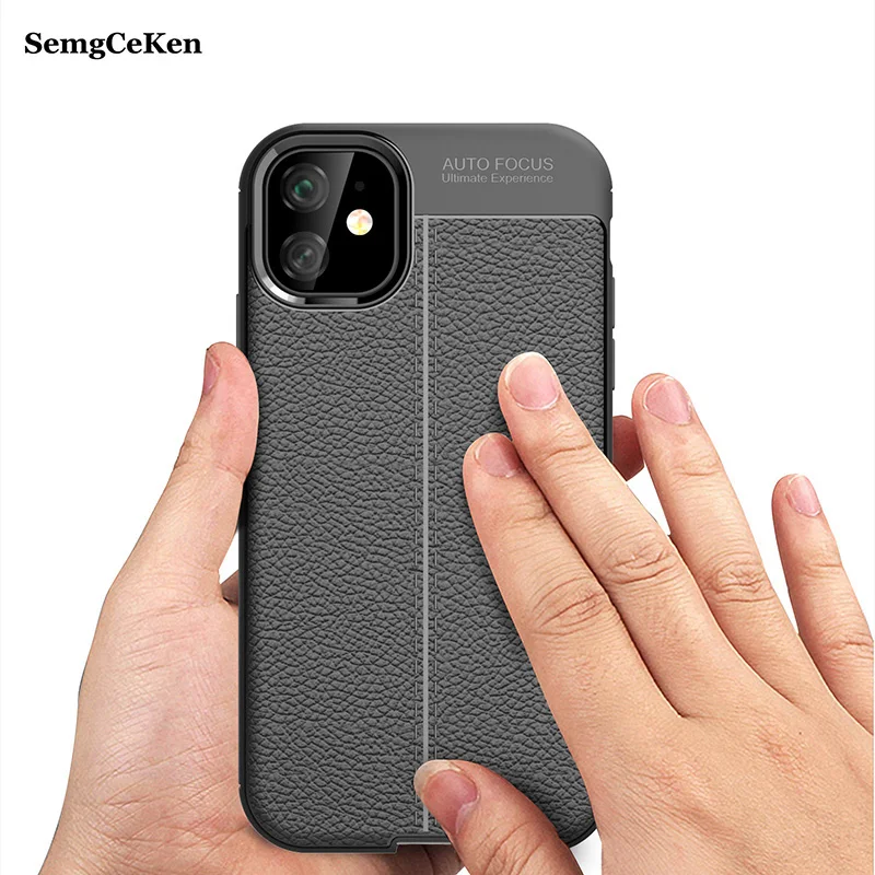 SemgCeKen ультра тонкий кожаный чехол для iphone 11 pro max 11pro 11max роскошный оригинальный