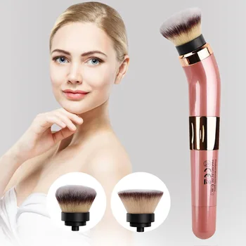 

Foundation Blush Electric Makeup Brush Battery Powered Portable Professional Automatic Multifunctional Synthetic Fiber Powder