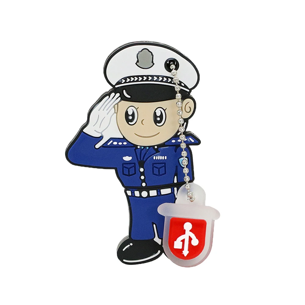 policeman Мультяшная полицейская модель USB флеш-накопитель 4 ГБ 8 ГБ 16 ГБ 32 ГБ 64 ГБ USB флеш-накопитель Флешка 256 ГБ флеш-накопитель персональный подарок - Цвет: policeman