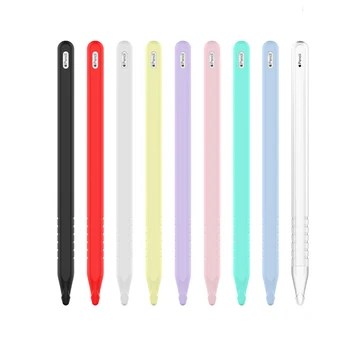 

Soft Silicone Cases For Apple Pencil 2nd Generation Case For iPad Pencil 2 Cap Tip Cover Holder for iPad Touch Pen Stylus Pouch