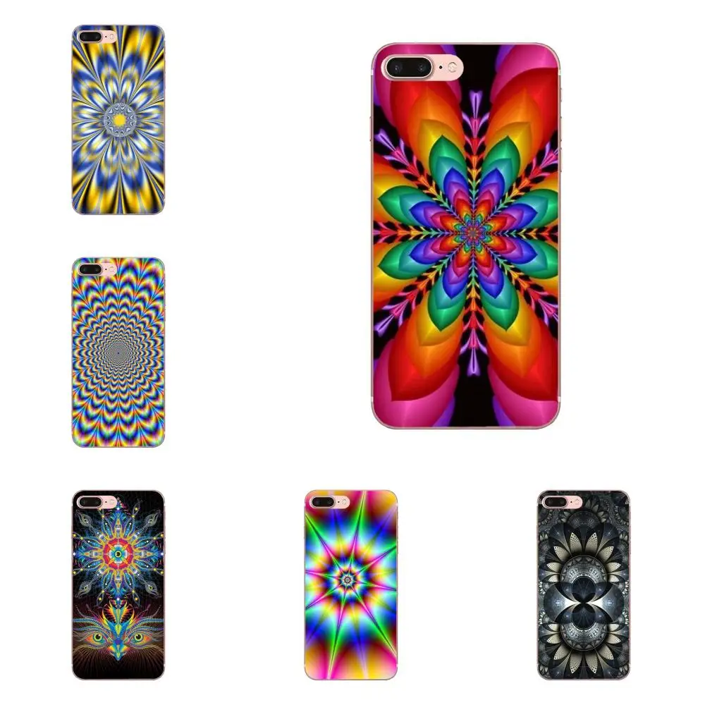 Чехол из ТПУ Мандала Psychedelic для Huawei Honor 4C 5A 5C 5X 6 6A 6X 7 7A 7C 7X 8 8C 8S 9 10 10i 20 20i Lite Pro |
