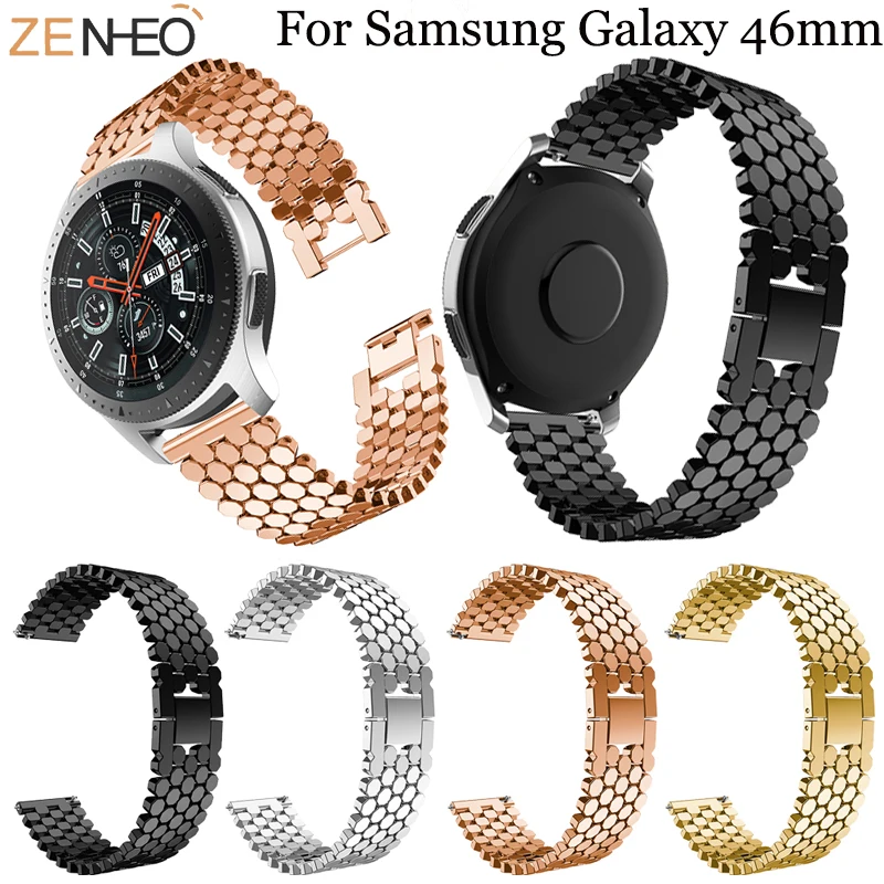 

New arrival 22mm Metal Bracelet watch band for Samsung Galaxy 46mm Wristband Replacement For Samsung Gear S3 watches strap