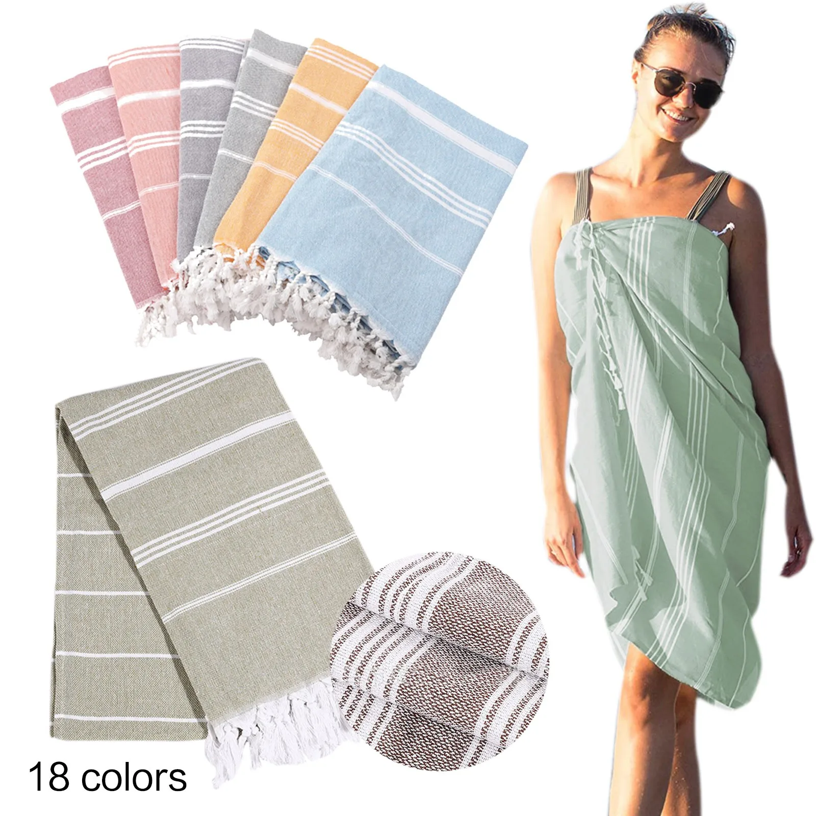 SwimmingTowelsSandFreeMicrofiberBeachTowelTurkishSuper