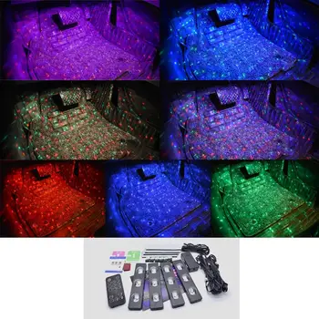 

Music Rhythm Car Led Atmosphere Light Modified Voice-Activated Led Decoration Atmosphere Automobile Interior Lamp