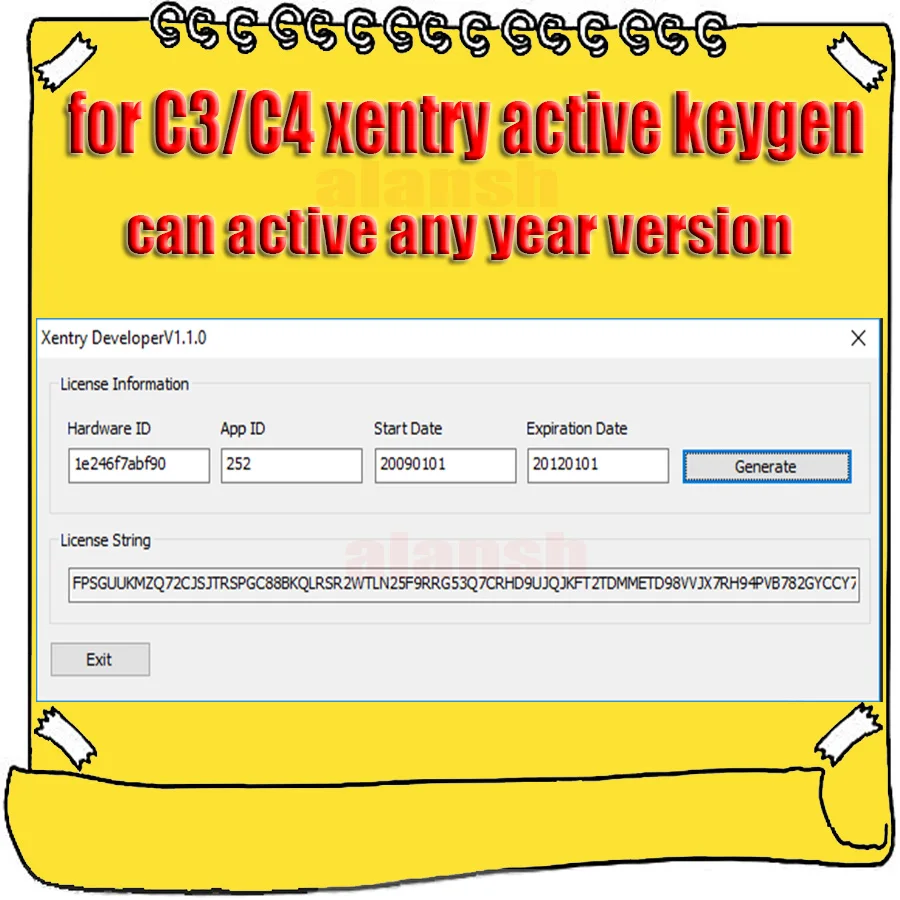 Для МБ Star xentival C3 C4 Active xentire devider V1.1.0 калькулятор для ключей активация Cracker|ПО| |