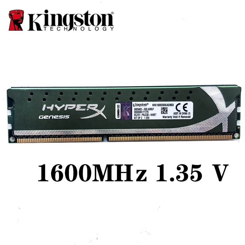 Pc3-memória do Desktop para o Jogo Memória 1600 Mhz 1.35 v 4g 8g = 2 Pces x Dimm Ram Ddr3l 4gb 8gb
