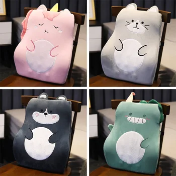 

Heightened Office Chair Seat Sedentary Lumbar Cushion Car Backrest Cushion Lumbar Cushion Home Lovely Cartoon Home Decor Room