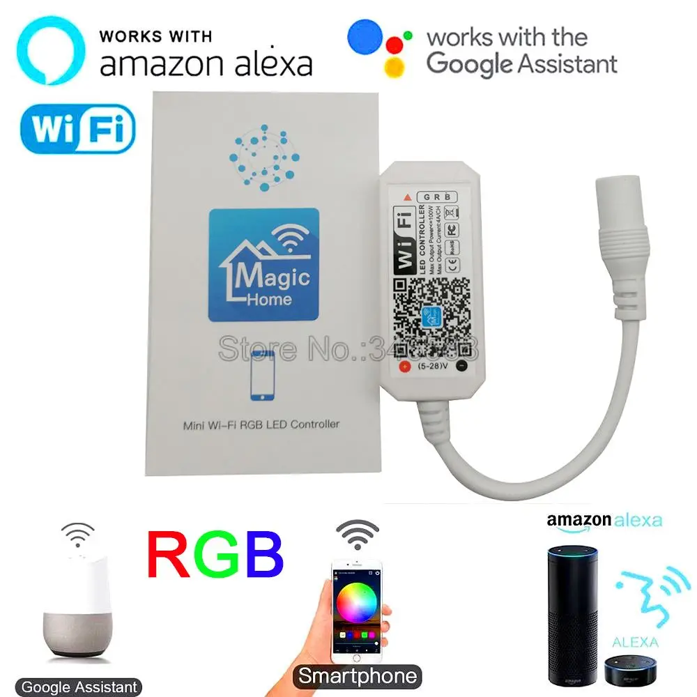 Миниатюрное Управление по Wi Fi Волшебный дом светодиодное управление с помощью
