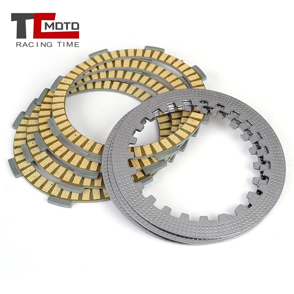 Kit Disques Lisses D'embrayage TECNIUM Honda CR 80 R 1980 1983 Crf 100 F 2004 2013 Crf 110 2013 2017 Crf 80 2004 2008