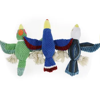 

Pet Toys Play Chewing Rattle Scratch Pet puzzle bite-resistant molar teeth cleaning sound odor-absorbing cotton rope bird toy