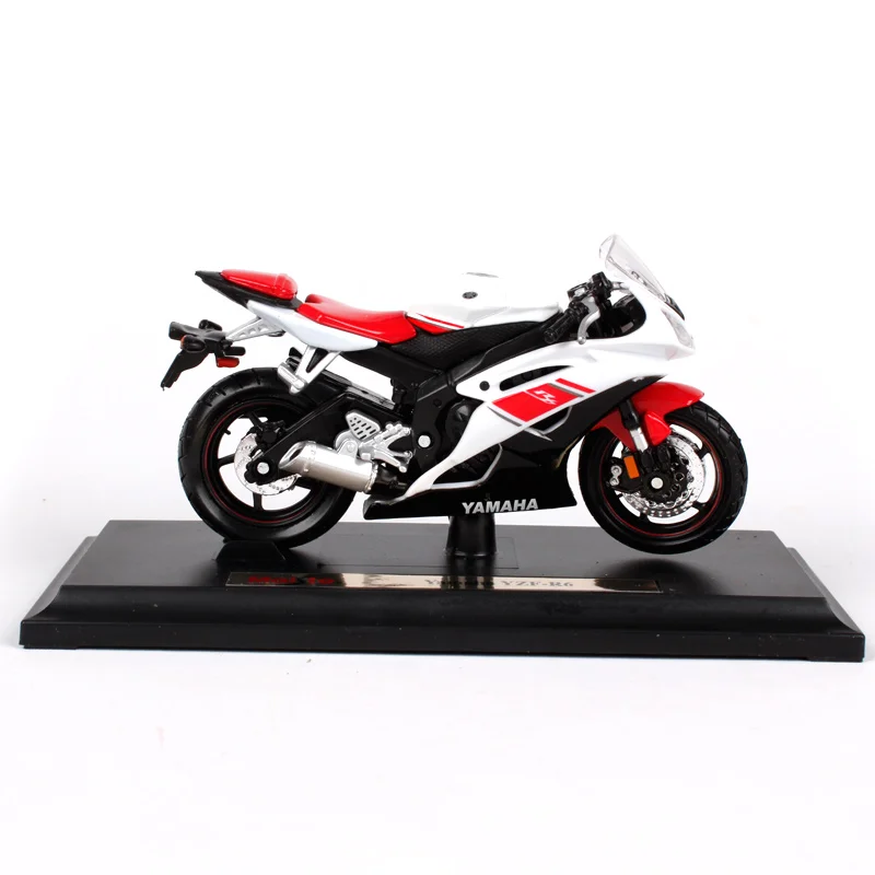 Весы Maisto для мотоциклов и Yamaha 1/18 1:18 дисплей литья под давлением модель подарок на