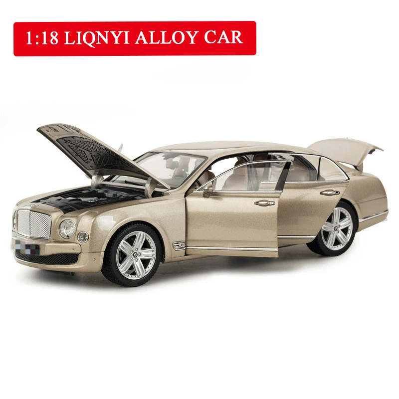 

Simulated 1:18 Large Cast Alloy Car Luxury Car Model Toy Car Openable Door Model Children's Decoration Gift Boy Toys