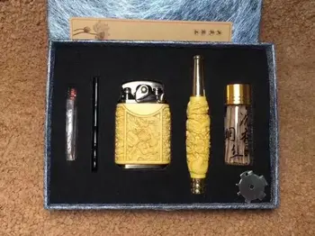 

A variety of optional collection boutique personality creative kerosene bronze relief lighters gift box wholesale