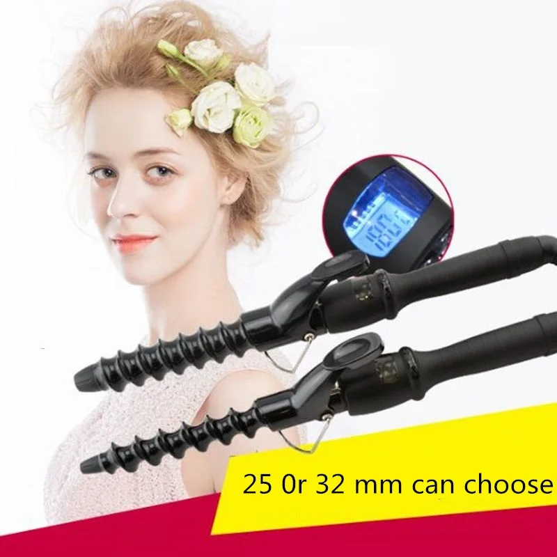 Профессиональные щипцы для завивки волос curl wave машина ЖК завивка палочка винт
