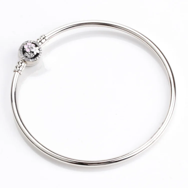 925 пробы серебряный браслет, поэтический браслет с застежкой в виде змеи, браслет на цепочке, подходит для женщин, подвеска из бисера, модное ювелирное изделие Diy