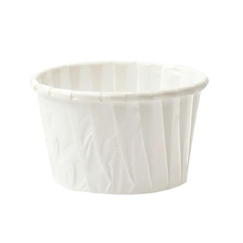

100PCS Cake Cup Rolled Cake Cup Baking Mold Cake Cup Paper Cup(white)