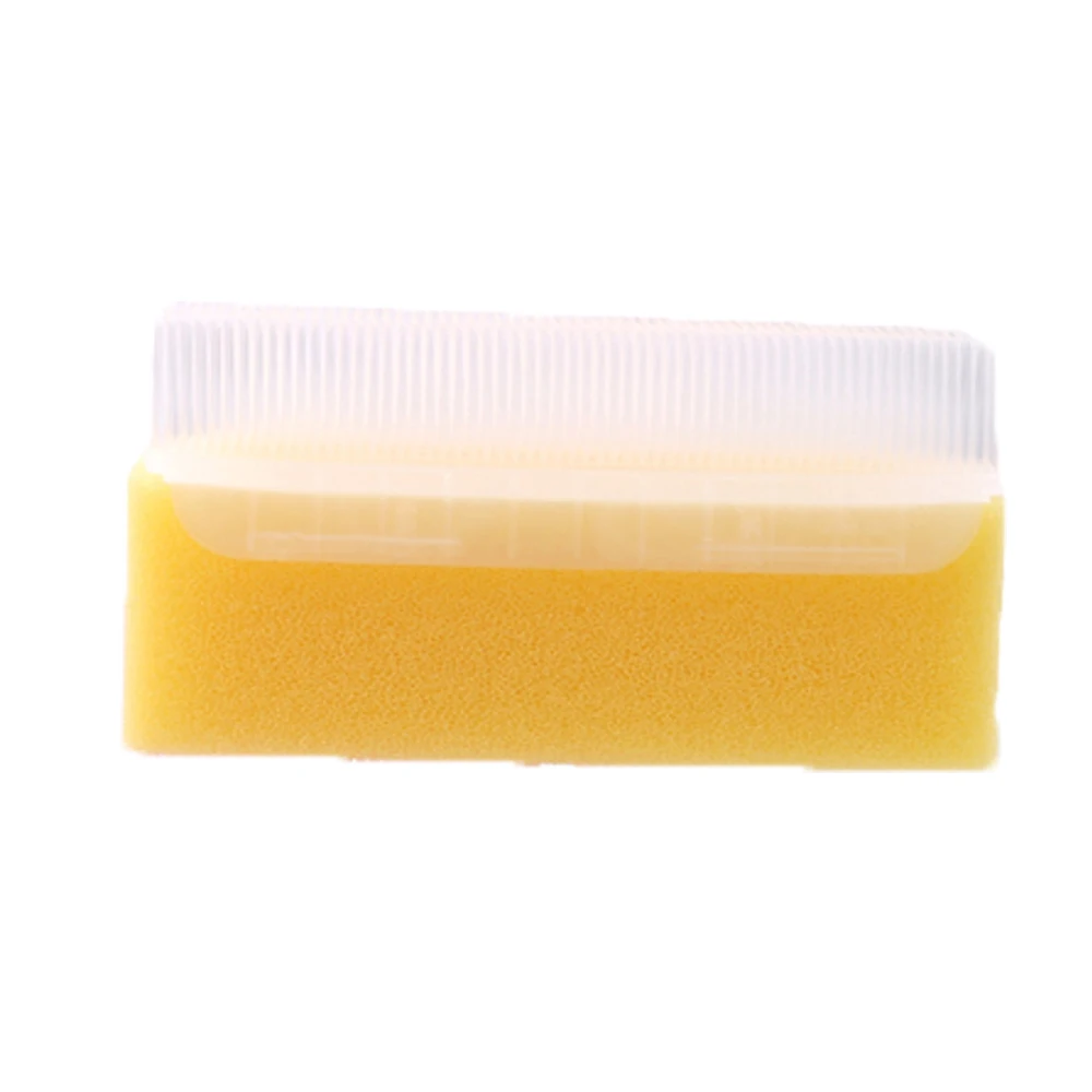 yellow 5 цветов Пластиковая Детская щетка для ванны детская тактильная учебная щетка детская мягкая Массажная щетка для душа Губка чистящие средства - Цвет: yellow