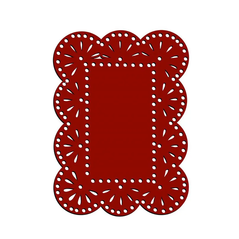 

Naifumodo Dies Flower Frame Metal Cutting Dies for DIY Scrapbooking Craft Card Embossing Die Cut New Template Stencil
