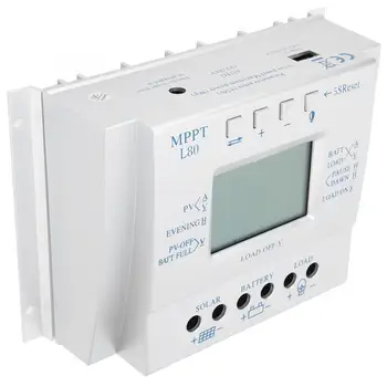 

Controlador Solar MPPT L-80 Solar Photovoltaic Power System Solar Panel Charge Controller Regulator Controlador Solar