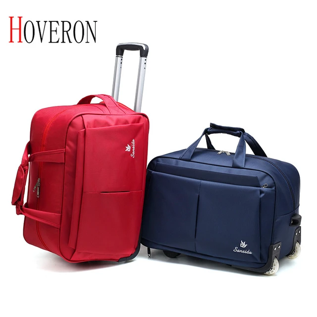 Large Capacity Wheeled Trolley Bag Suitcase Luggage