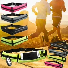Двойной/один карман для бега ремень телефон поясной кошелек Спорт Путешествия Поясная Сумка лайкра ткань унисекс для мужчин и женщин подарок