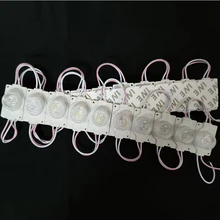 Source de lumière latérale LED 4127 1.5W, 20 pièces, module moto, lentille en PVC, indice d'étanchéité ip66, boîte lumineuse pour panneaux de magasin 