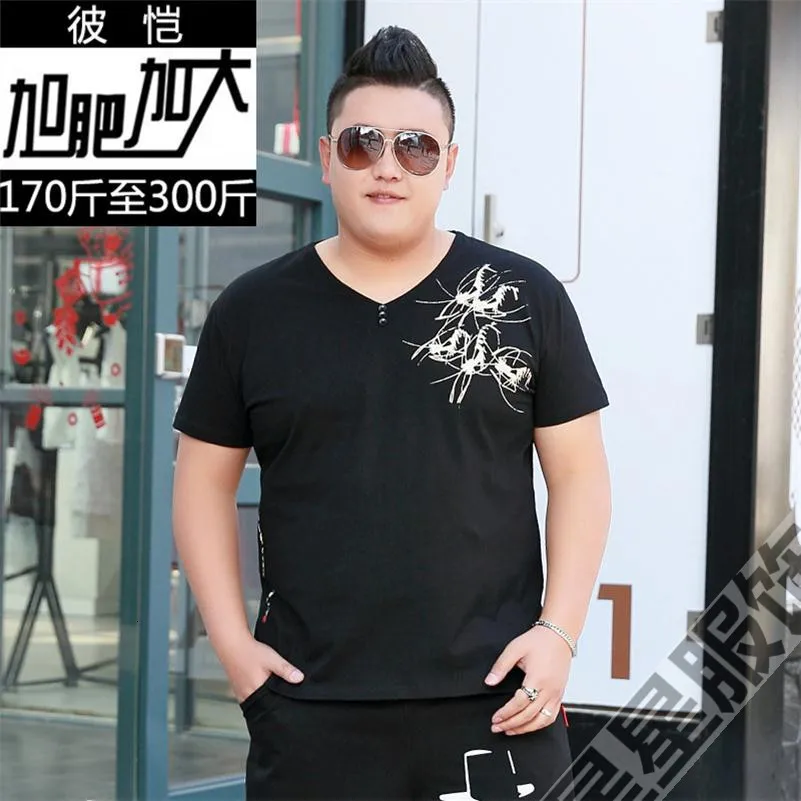 Большие размеры 10XL 8XL 6XL, футболка с принтом молнии, Мужская черная футболка, мужские модные футболки, повседневная брендовая одежда, хлопковая 3D футболка - Цвет: Black