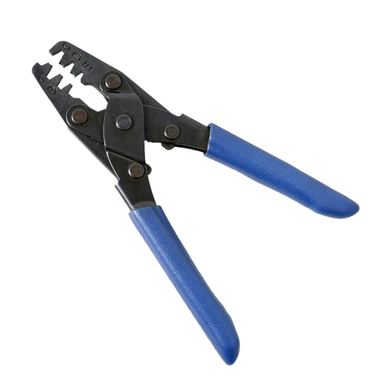Terminal Crimp Tool Wire Harness Crimper Crimping Stripper Open Barrel 10-22 AWG