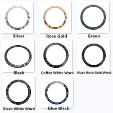 38 мм/38,5 мм керамический БЕЗЕЛЬ для наручных часов вставка для мужских часов лицо несколько стилей внутренний диаметр 30,7 мм часы замена аксессуары