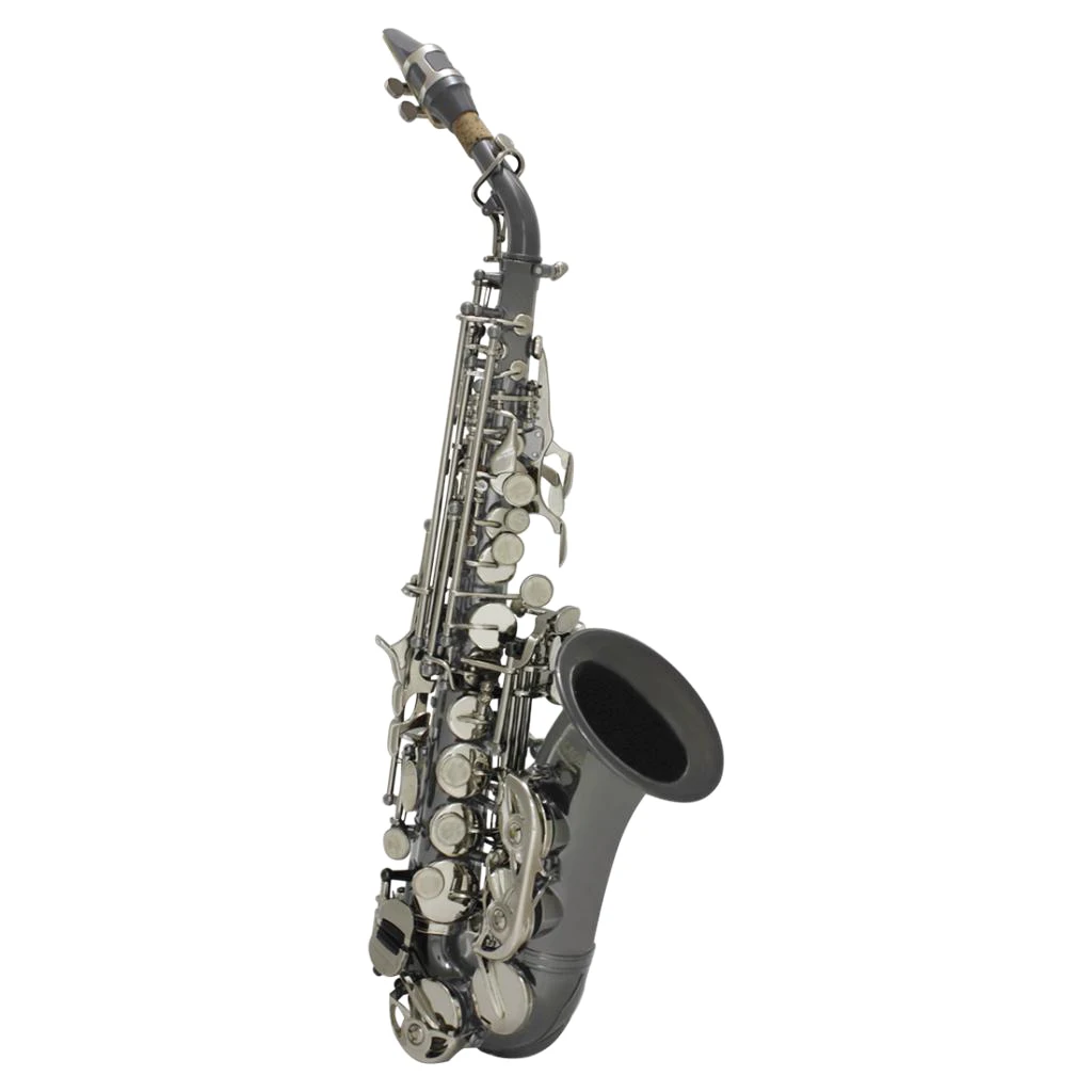 

LADE Bb Soprano Saxophone with Case Cleaning Kit for Kids Adults Musical Gift