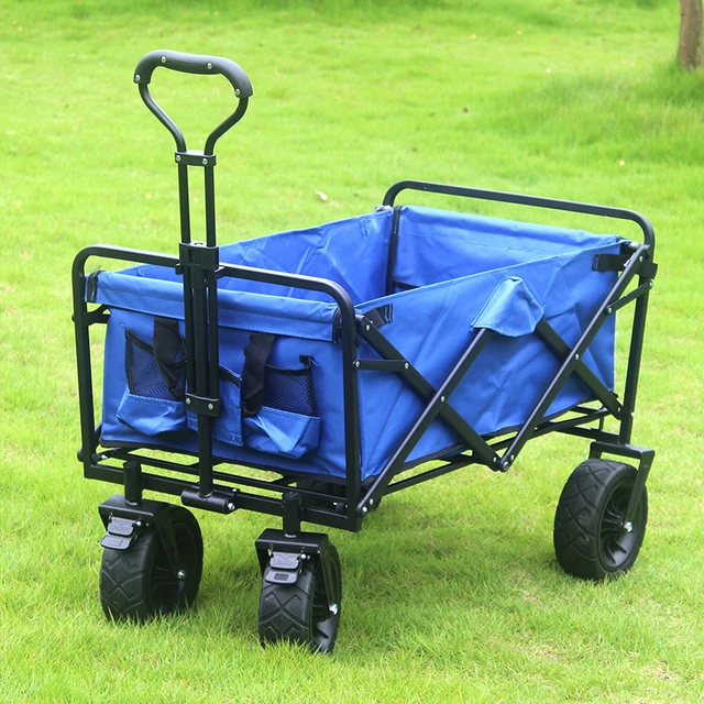 Chariot de camping en plein air avec roues, Chariot de voyage, Chariot de  courses portable, Chariot de transport pliable, Stockage de camion de  marchandises - AliExpress