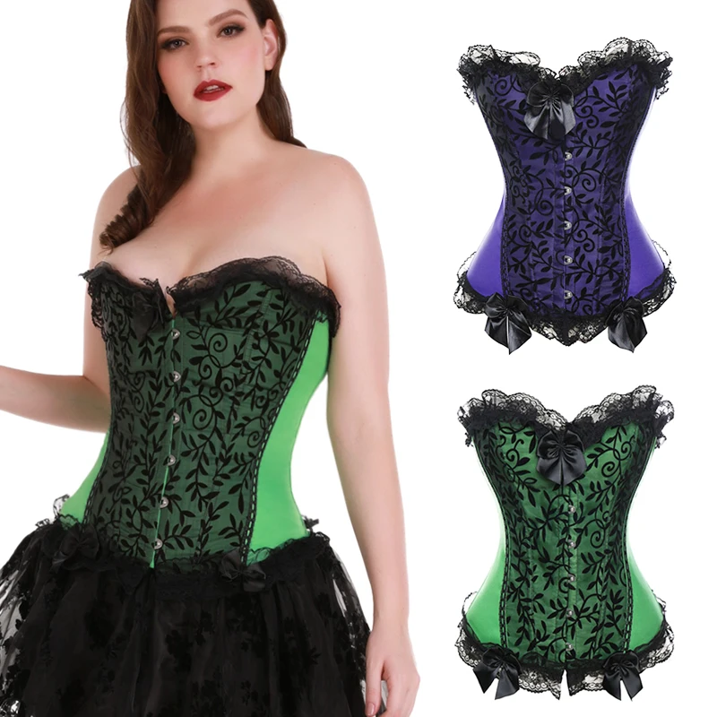 

Sexy Corsets Gothic Bustier Steampunk Gorset Plus Size Corselet Retro Woman Tummy Slimming Sheath Waist Trainer Burlesque Tops