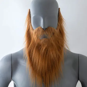 

2pcs Halloween Fake Beard Masks Simulation Mustaches for Party