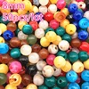 50pcs/lot 8mm Imitation Natural Stone Round Acrylic Beads Spacer Loose Beads For Jewelry Making #14 ► Photo 2/3