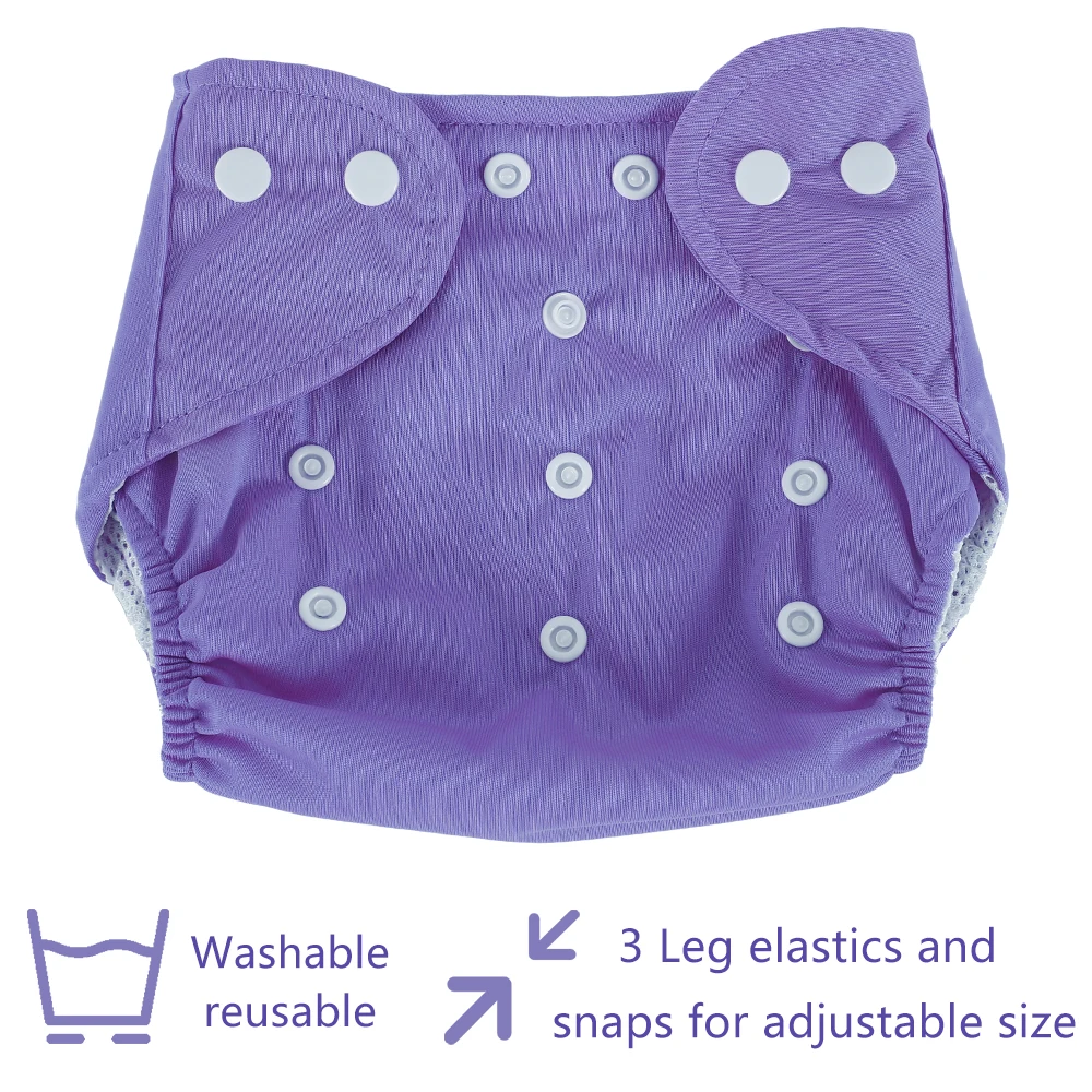 Baby Diapers Reusable Washable Nappies Grid/Cotton Training Pants Cloth Diaper Baby Fraldas Winter Summer Panties Underwear