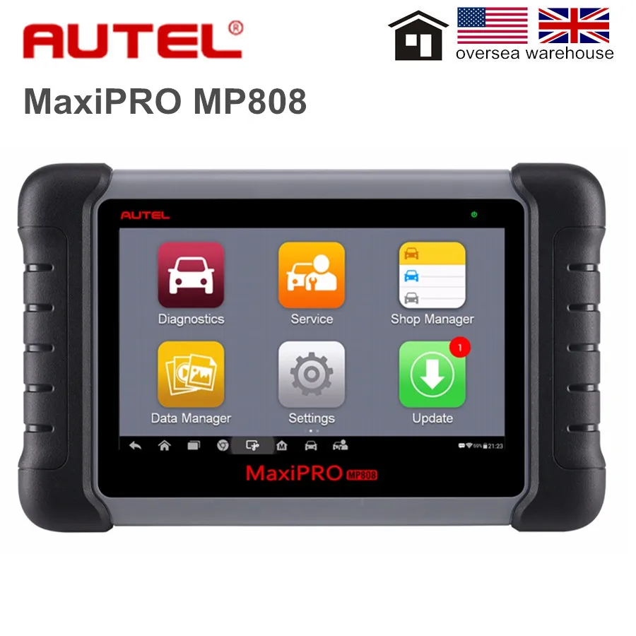 AUTEL MaxiPRO MP808 OBD2 автомобильный сканер Профессиональный OE-уровень OBDII