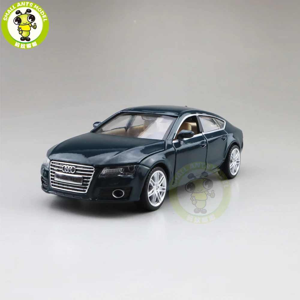 1/32 Audi A7 литая под давлением Модель автомобиля игрушки для детей Детское звуковое освещение Вытяните назад Подарки