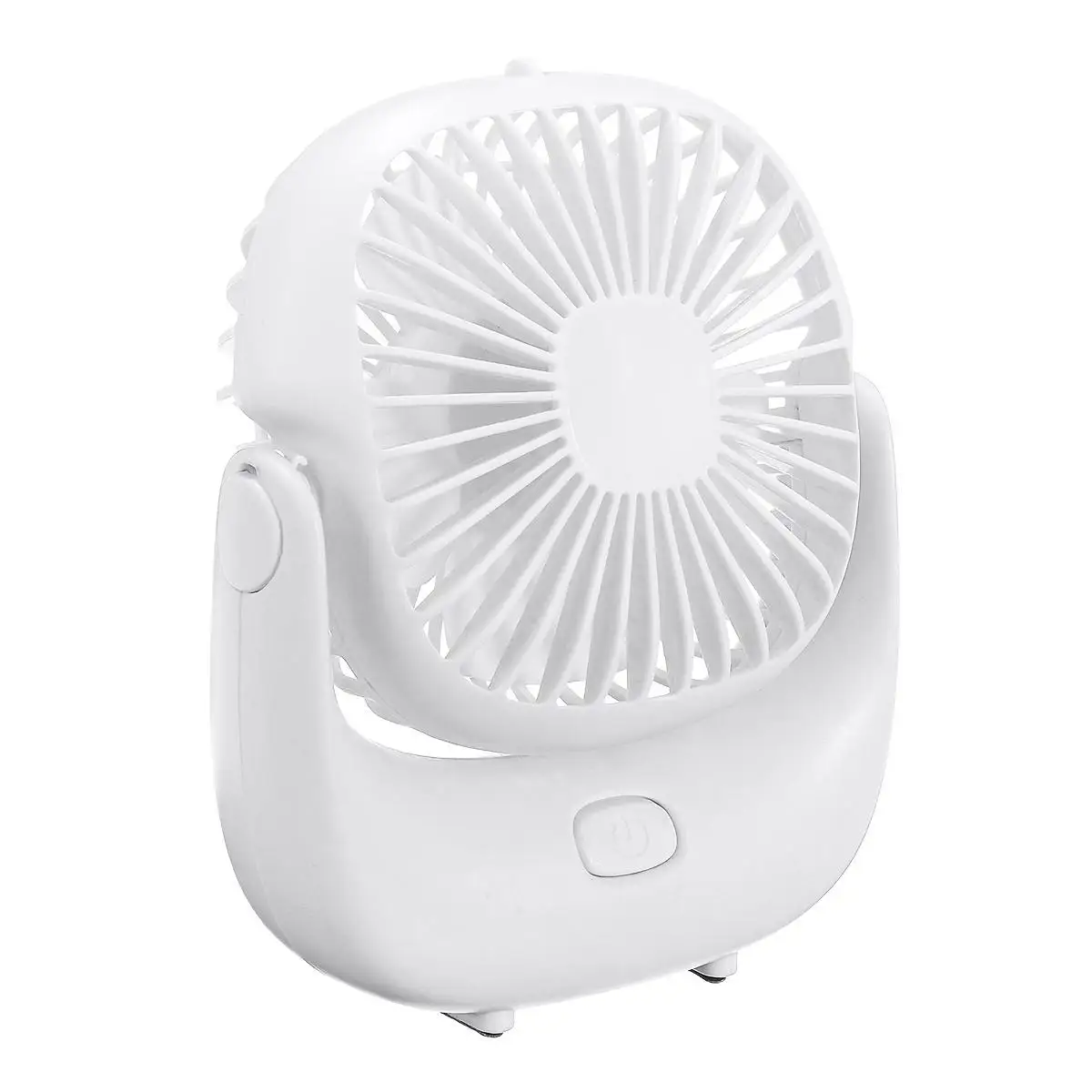 AUGIENB Portable Handheld fans USB Rechargeable Detachable Desktop fans / 360° Adjustable / Phone Holder / 3 mode Gale /