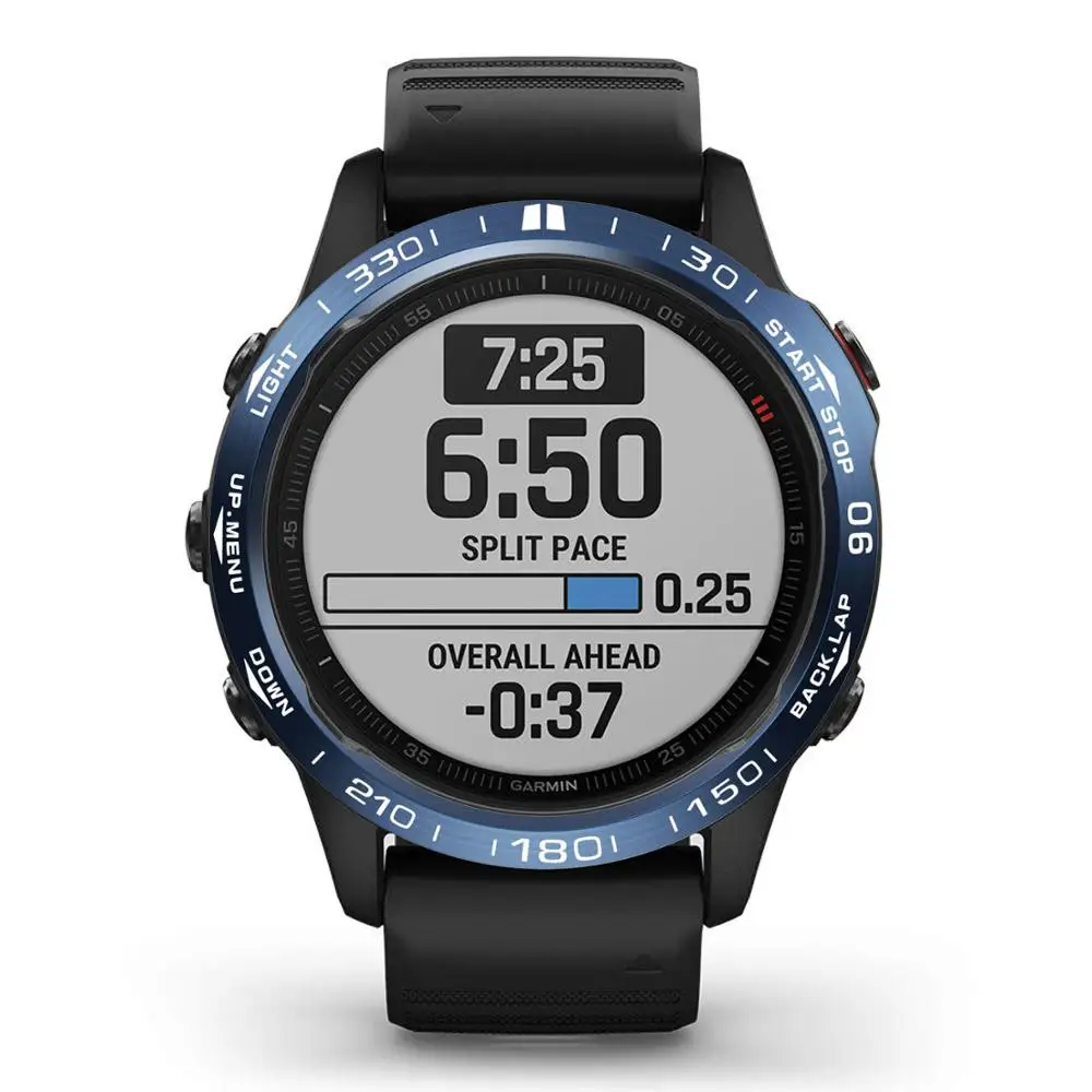 Металлическое кольцо для Garmin Fenix 6/Fenix 6 Pro/Fenix 6 сапфировое кольцо для циферблата Стильный чехол кольцо с защитой от царапин