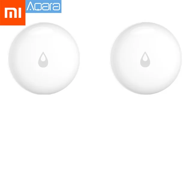 2 pcs Xiaomi Mijia Aqara датчик погружения воды детектор утечки воды для дома удаленный сигнал безопасности датчик замачивания - Цвет: 2 pcs
