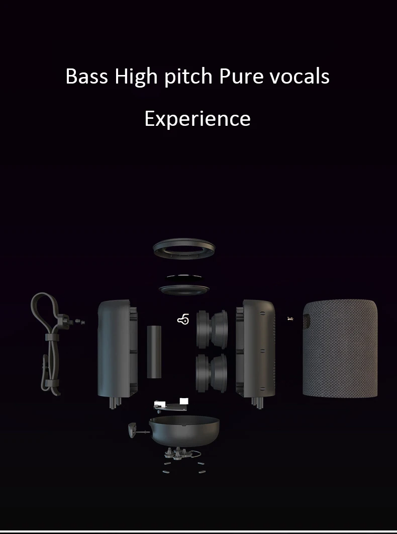 HIFI V5.0 Bluetooth динамик 3D стерео TWS портативный беспроводной водонепроницаемый динамик Громкая связь с микрофоном TF карта FM мини сабвуфер