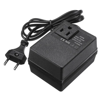 

MAYITR 200W AC 220V to 110V Step Down Transformer Convert Travel Power EU Plug Adapter