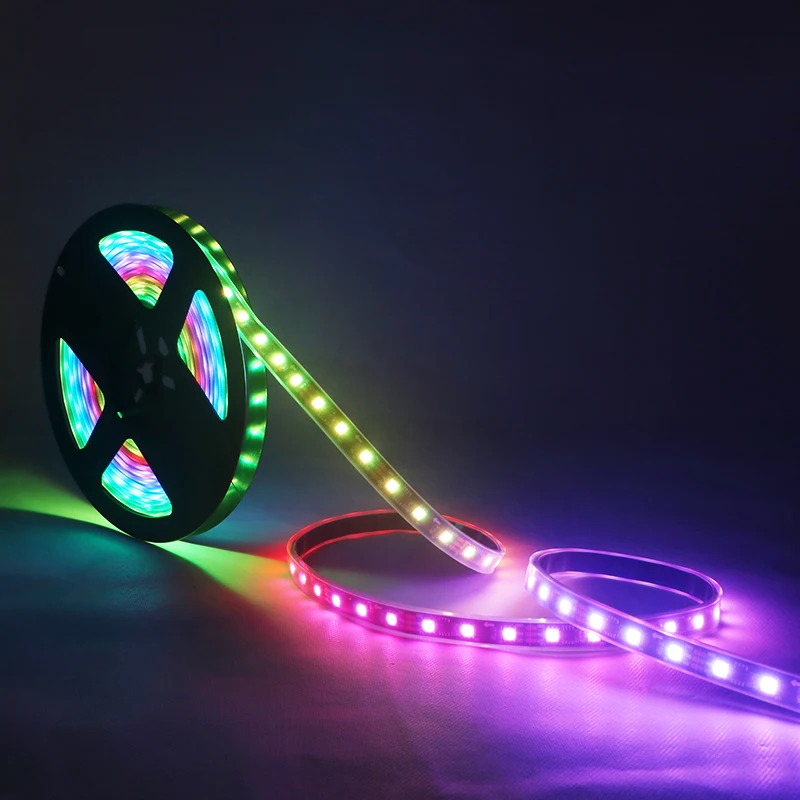 SZYOUMY WS2811 5050 прокладки СИД светильник 12v 30/60 Led/m 2811 Пиксели программируемый индивидуальные адресная система Светодиодная лента светильник